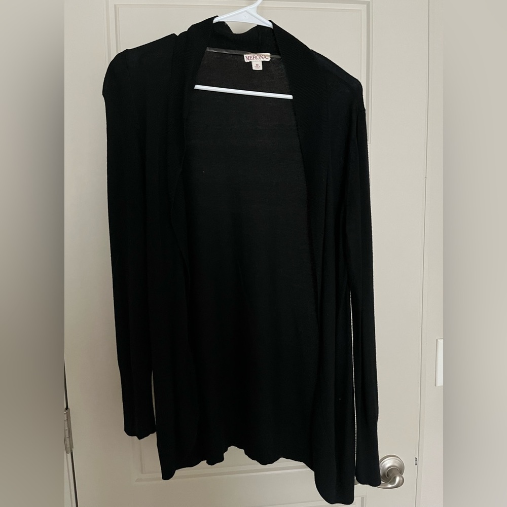 Merona Black Lightweight Ballet Cardigan